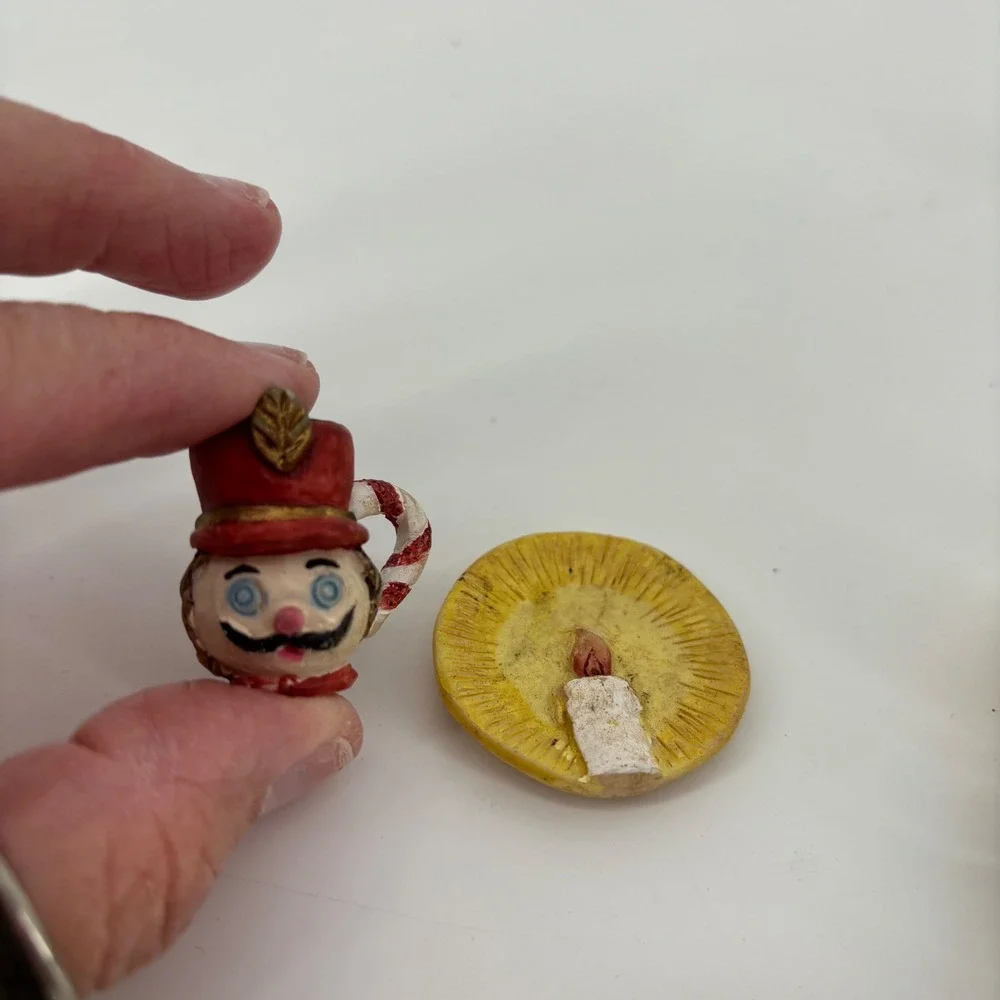 Vintage Popular‎ Imports Christmas Tree Figurine Multicolor Resin 1997 Nostalgic